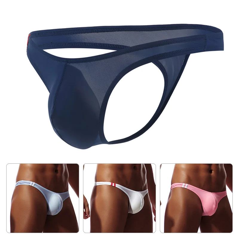 Men Breathable Thongs And G strings Sexy Gay Men's Underwear Smooth Pouch Ice Silk Panties Low-rise Solid Men T- back Panties
Men Breathable Thongs And G strings Sexy Gay Men's Underwear Smooth Pouch Ice Silk Panties Low-rise Solid Men T- back Panties