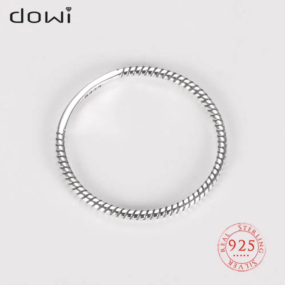 Dowi 100% 925 Sterling Silver Retro Rope Design Finger Rings for Women Korean Style Stack-able Party Jewelry Gift New
Dowi 100% 925 Sterling Silver Retro Rope Design Finger Rings for Women Korean Style Stack-able Party Jewelry Gift New