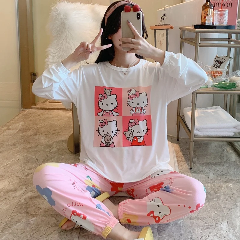 Autumn New Cartoon Casual Long Sleeve Pants Loose Sweet Cute Homewear Two-Piece Suit 2108#
Autumn New Cartoon Casual Long Sleeve Pants Loose Sweet Cute Homewear Two-Piece Suit 2108#