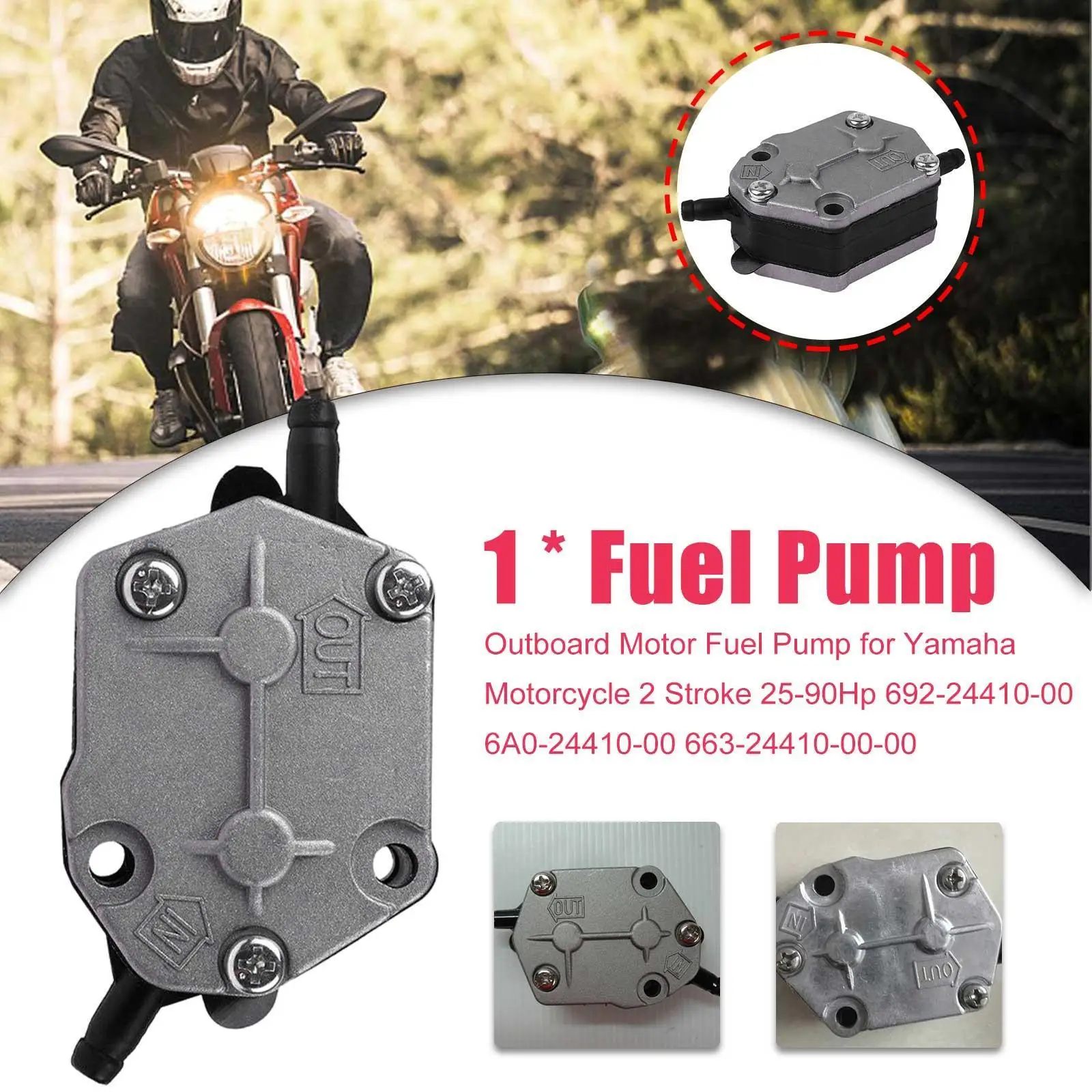 Подвесной топливный насос для мотоцикла Yamaha 2-тактный 25-90Hp 692-24410-00 6A0-24410-00 663-24410-00-00 
Подвесной топливный насос для мотоцикла Yamaha 2-тактный 25-90Hp 692-24410-00 6A0-24410-00 663-24410-00-00