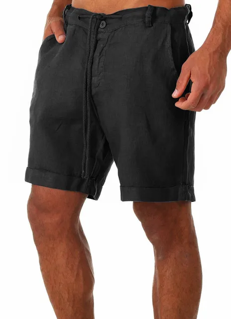 Men's Solid Color Drawstring Pocket Wide Leg Shorts Summer Men's Lace up Beach Short 
Men's Solid Color Drawstring Pocket Wide Leg Shorts Summer Men's Lace up Beach Short