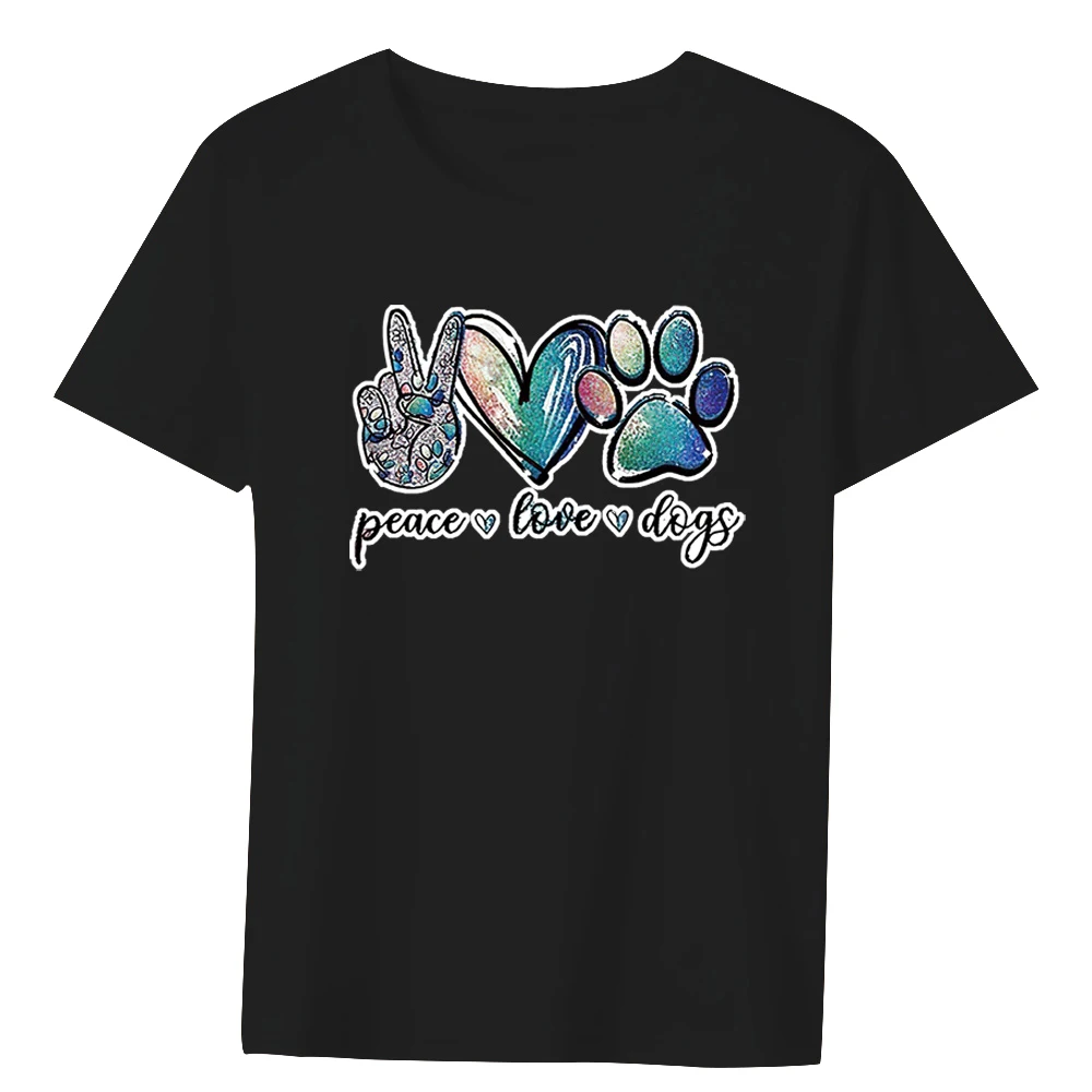 CLOOCL Funny T-shirts Peace Love Dogs Chest Printed Tees Black 100% Cotton T-shirt Fashion Hip Hop Tops Streetwear Dropshipping
CLOOCL Funny T-shirts Peace Love Dogs Chest Printed Tees Black 100% Cotton T-shirt Fashion Hip Hop Tops Streetwear Dropshipping