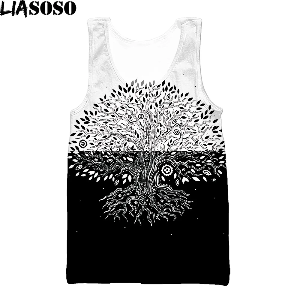 LIASOSO 3D Print Sports Fitness Vest Men Women Black and White Art Plant Sleeveless O-neck Design Vests Fashion Simple Tank Tops
LIASOSO 3D Print Sports Fitness Vest Men Women Black and White Art Plant Sleeveless O-neck Design Vests Fashion Simple Tank Tops