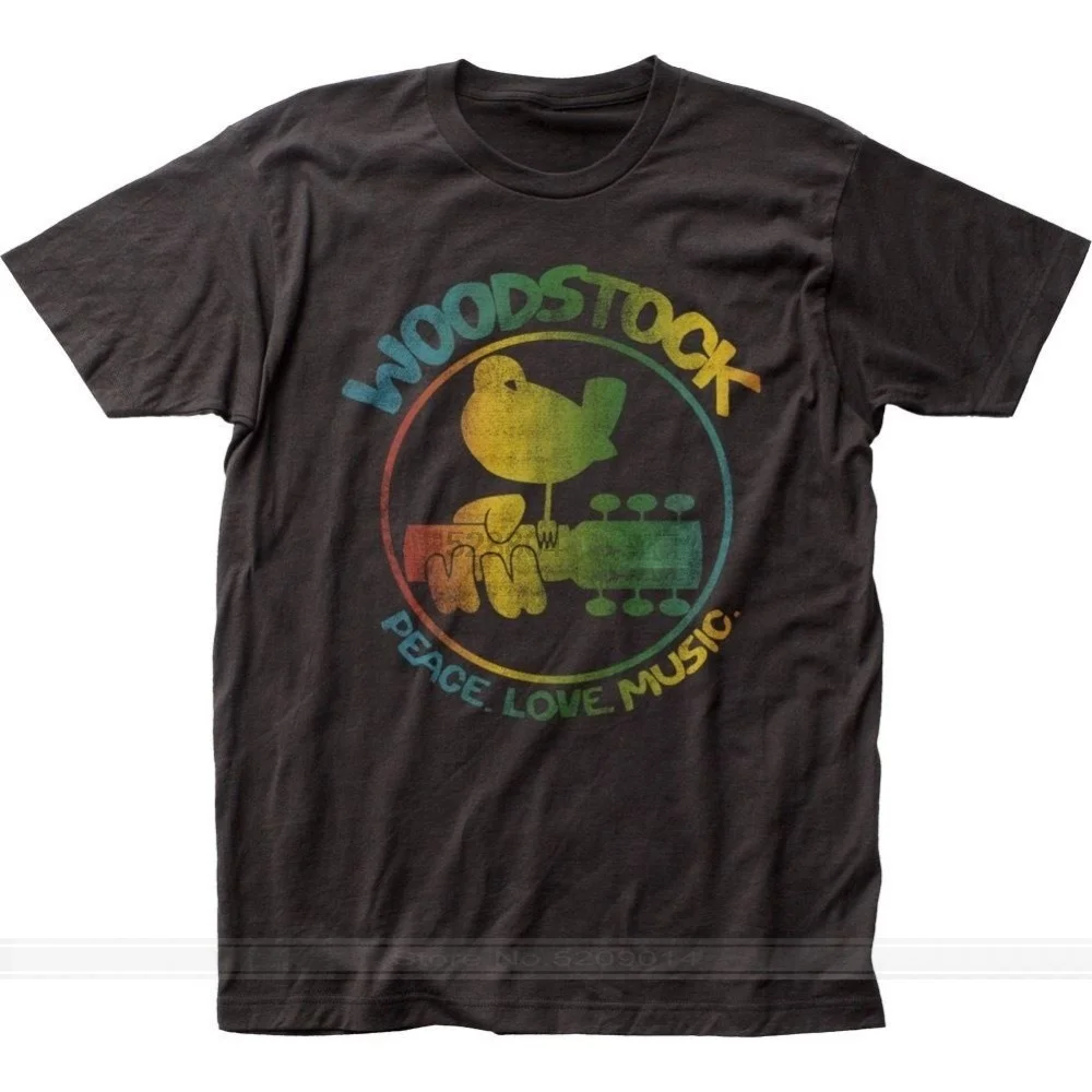 Woodstock - men's cotton T-shirt, 3-day peace music color shirt, guitar and bird, brand, summer
Woodstock - men's cotton T-shirt, 3-day peace music color shirt, guitar and bird, brand, summer