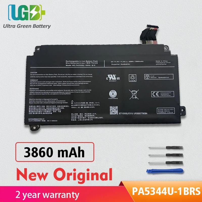 Новый оригинальный аккумулятор UGB для Toshiba dynabook, 11,4 в, 45 Вт/ч, 3860 мАч
Новый оригинальный аккумулятор UGB для Toshiba dynabook, 11,4 в, 45 Вт/ч, 3860 мАч