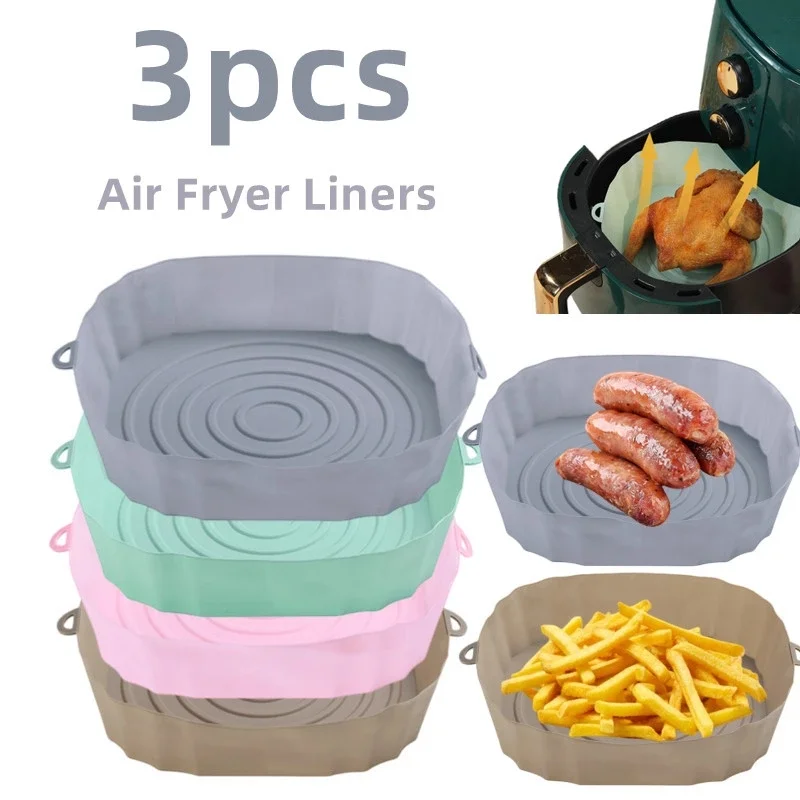 Air Fryer Silicone Baking Tray Reusable Basket Mat Non Stick Round Microwave Pads Baking Mat Oven Air Fryer Liner Dropshipping
Air Fryer Silicone Baking Tray Reusable Basket Mat Non Stick Round Microwave Pads Baking Mat Oven Air Fryer Liner Dropshipping