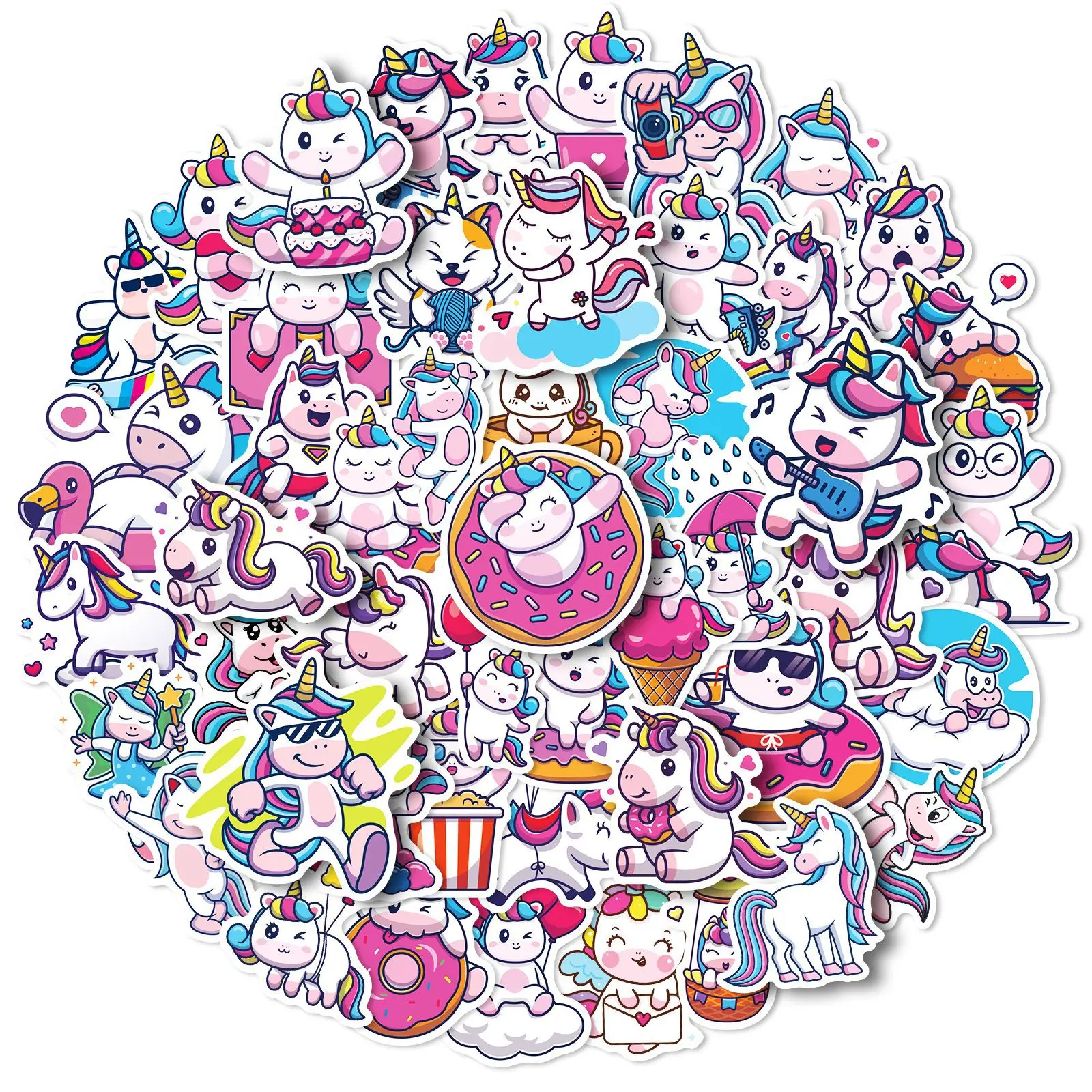 50pcs Unicorn Star Love Children's Room Skateboard Balance Car Toy Box DIY Decorative Waterproof Sticker
50pcs Unicorn Star Love Children's Room Skateboard Balance Car Toy Box DIY Decorative Waterproof Sticker