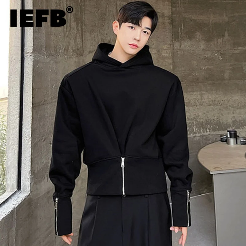 IEFB Autumn Winter Thickened Fleece Zipper Design Silhouette Shoulder Pad Hooded Men Sweater 2023 Solid Color Fashion 9A6201
IEFB Autumn Winter Thickened Fleece Zipper Design Silhouette Shoulder Pad Hooded Men Sweater 2023 Solid Color Fashion 9A6201