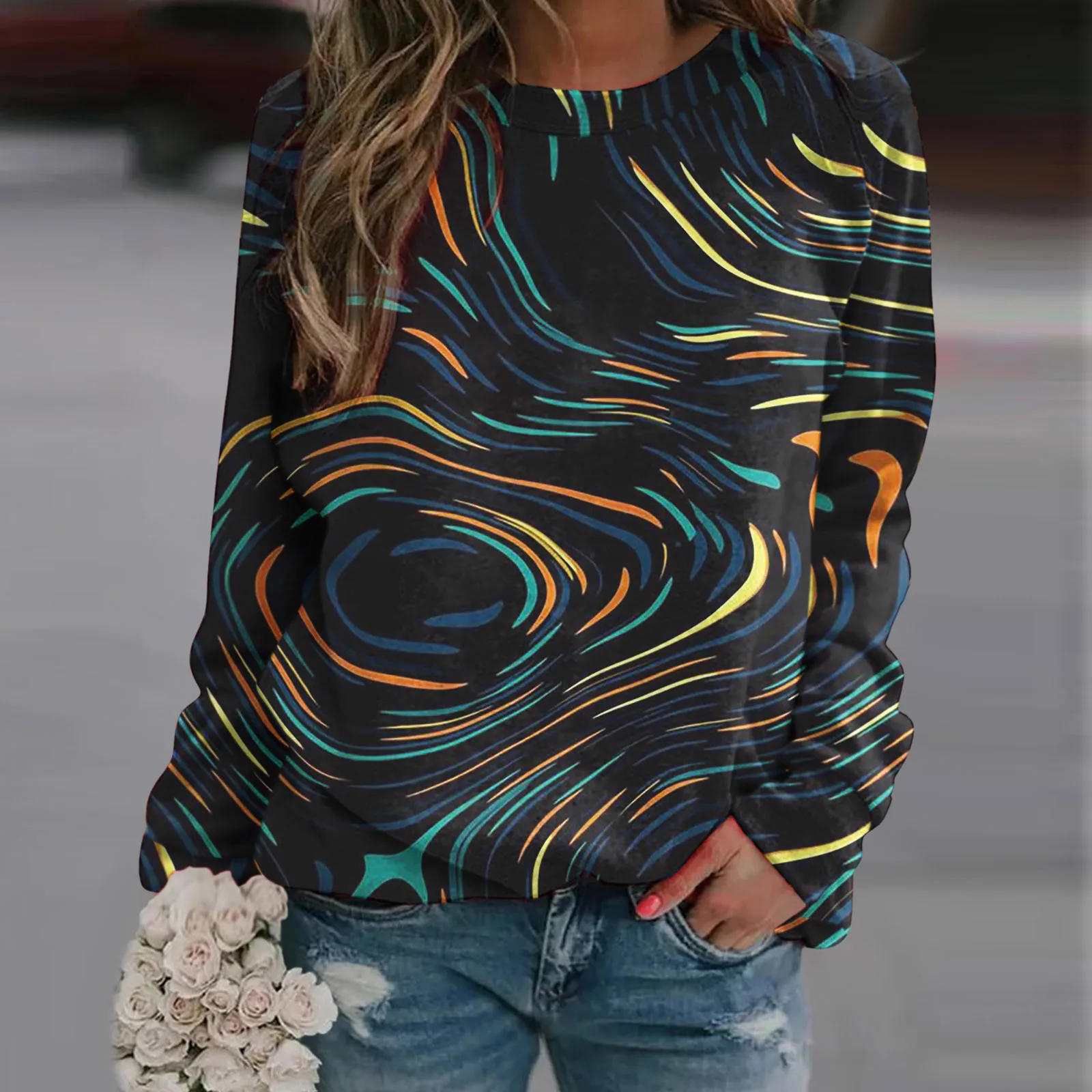 Pullover Sweatshirt For Women Vintage Print Sweatshirt Long Sleeve Blouse Lightweight Hoodie Active Light Oversized Hoodie
Pullover Sweatshirt For Women Vintage Print Sweatshirt Long Sleeve Blouse Lightweight Hoodie Active Light Oversized Hoodie