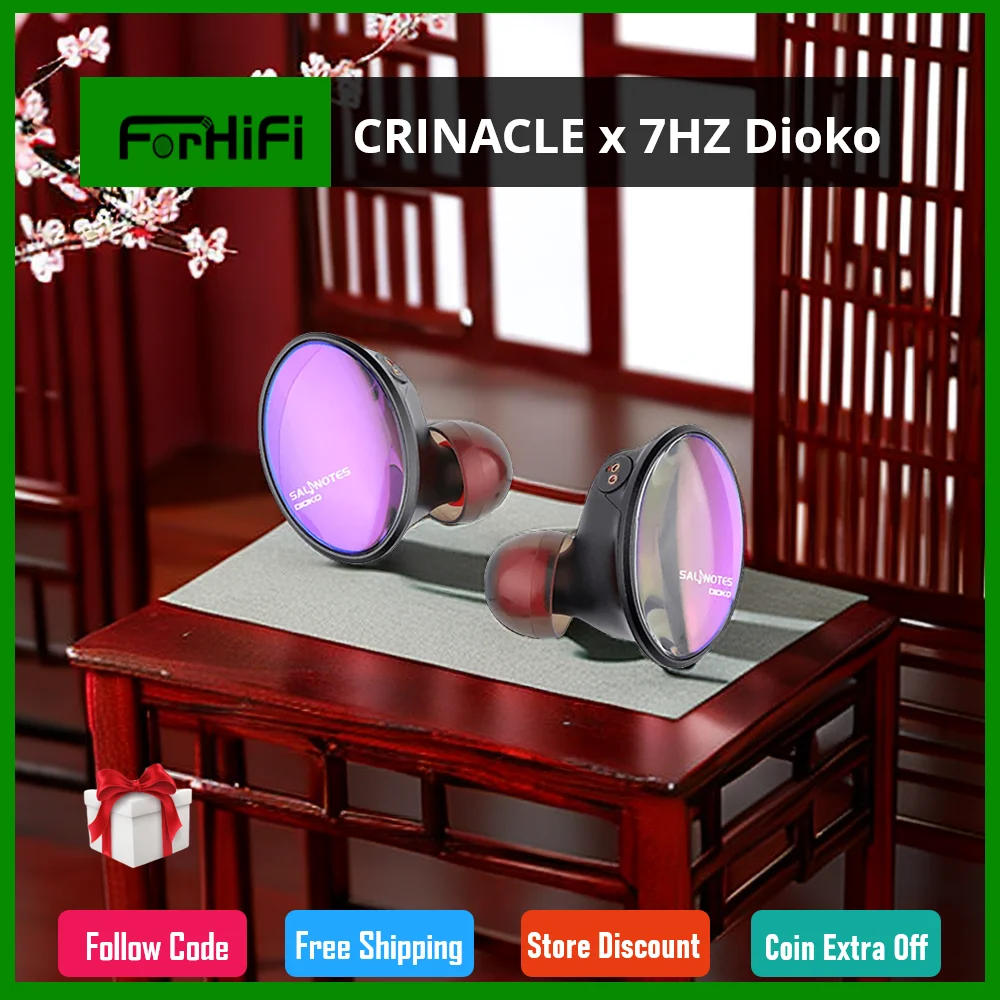 7HZ Crinacle Salnotes Dioko 14.6mm Planar Diaphragm Driver In Ear Earphone HiFi Music Headphoens Detachable Cable 7HZ 
7HZ Crinacle Salnotes Dioko 14.6mm Planar Diaphragm Driver In Ear Earphone HiFi Music Headphoens Detachable Cable 7HZ