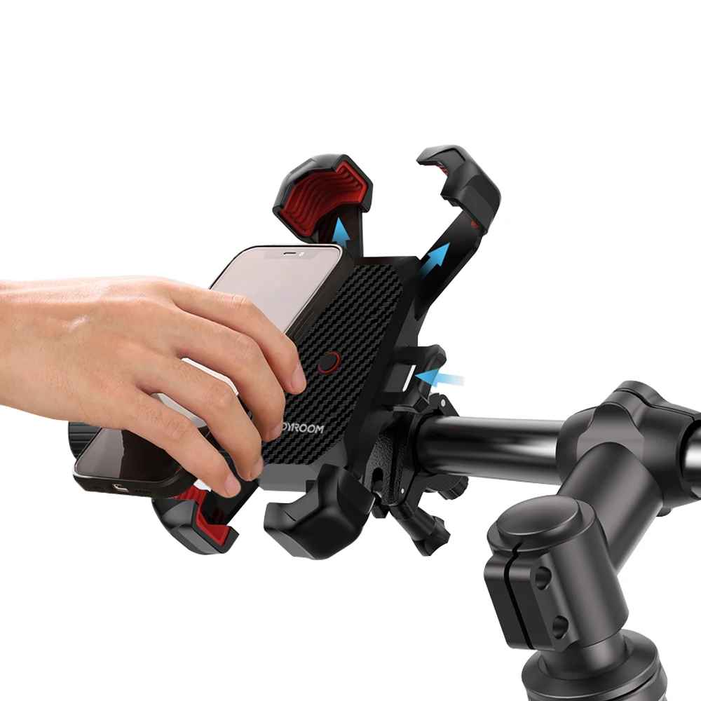 Joyroom регулируемый велосипедный держатель для телефона MTB дорожный ударопрочный Универсальный мотоциклетный велосипед сотовый держатель к... 
Joyroom регулируемый велосипедный держатель для телефона MTB дорожный ударопрочный Универсальный мотоциклетный велосипед сотовый держатель к...