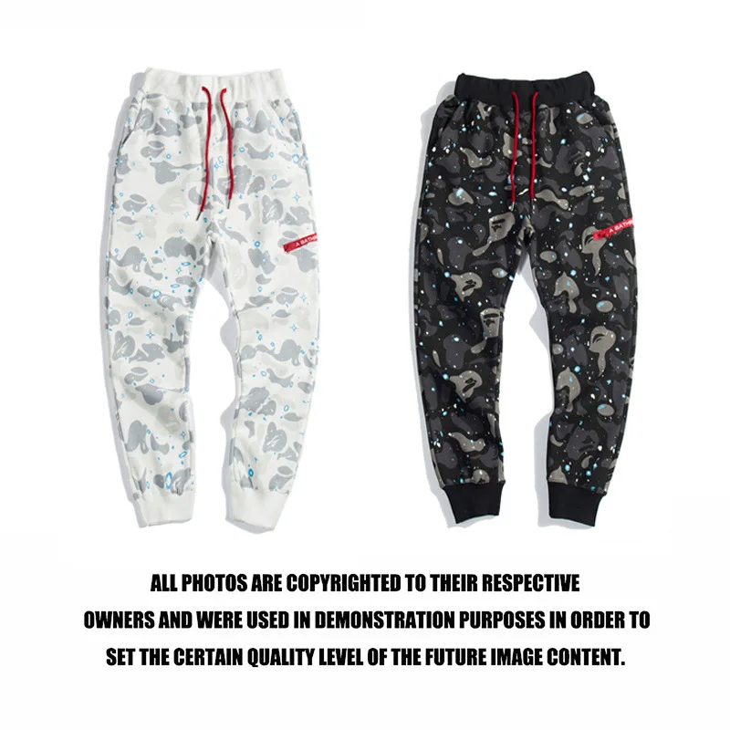 2022 New Fashion Bape Shark Slacks Streetwear Mens Joggers Pants Drawstring Cargo Joggings Casual Sweatpant Autumn Black White
2022 New Fashion Bape Shark Slacks Streetwear Mens Joggers Pants Drawstring Cargo Joggings Casual Sweatpant Autumn Black White