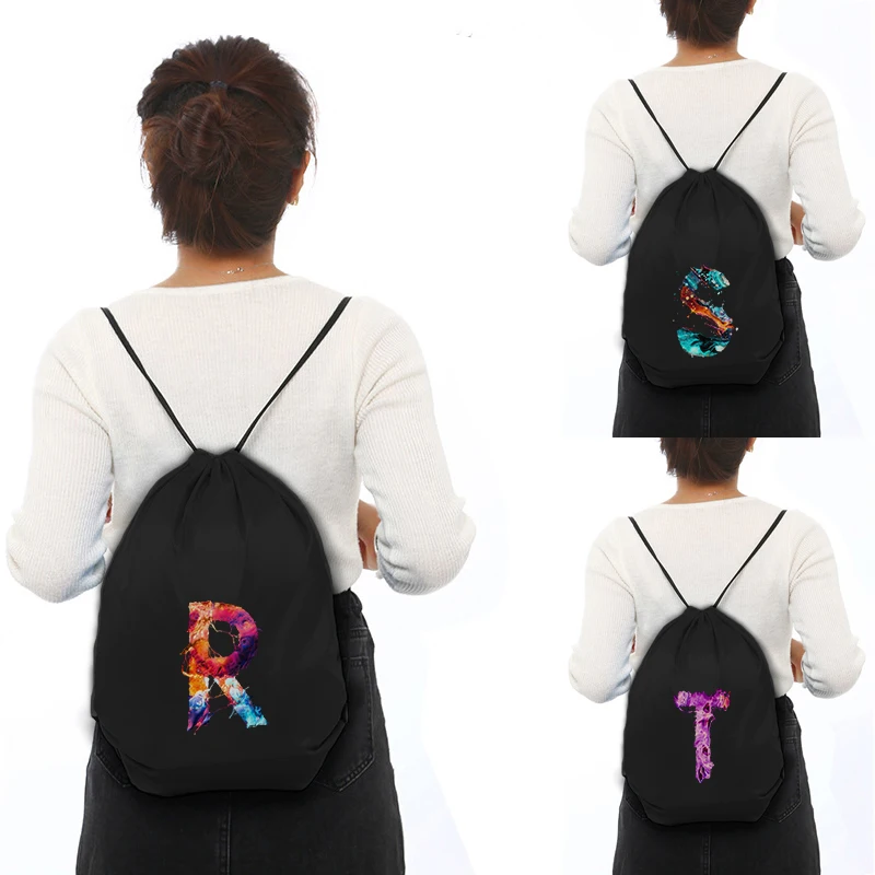 Creative Letter Drawstring Bag Print Backpack Girl Shopping Bags Childrens School Backpack Customize Women Sport Bags Yoga Bag
Creative Letter Drawstring Bag Print Backpack Girl Shopping Bags Childrens School Backpack Customize Women Sport Bags Yoga Bag