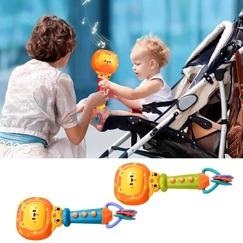 Teether Rattle Soothing Learning Toy With Music Soft Teether Kids Rattle Cute Newborn Toys Educational Toy With LED For Kids
Teether Rattle Soothing Learning Toy With Music Soft Teether Kids Rattle Cute Newborn Toys Educational Toy With LED For Kids