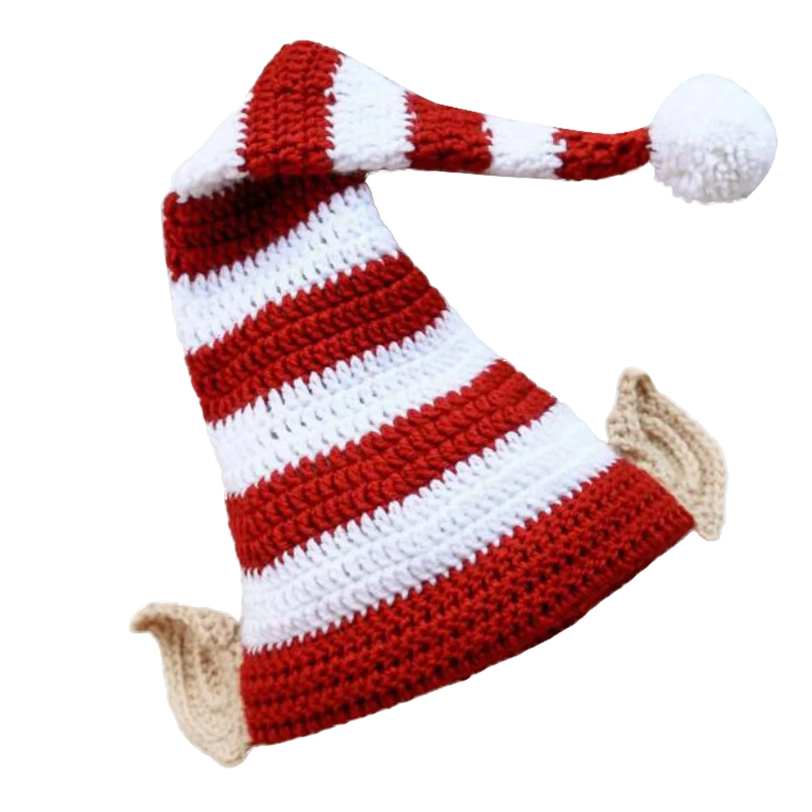 Adults Kids Christmas Knit Hat Crochet Santa Claus Ear Red Green Striped Long Tail Pom-pom Hat Winter Holiday
Adults Kids Christmas Knit Hat Crochet Santa Claus Ear Red Green Striped Long Tail Pom-pom Hat Winter Holiday