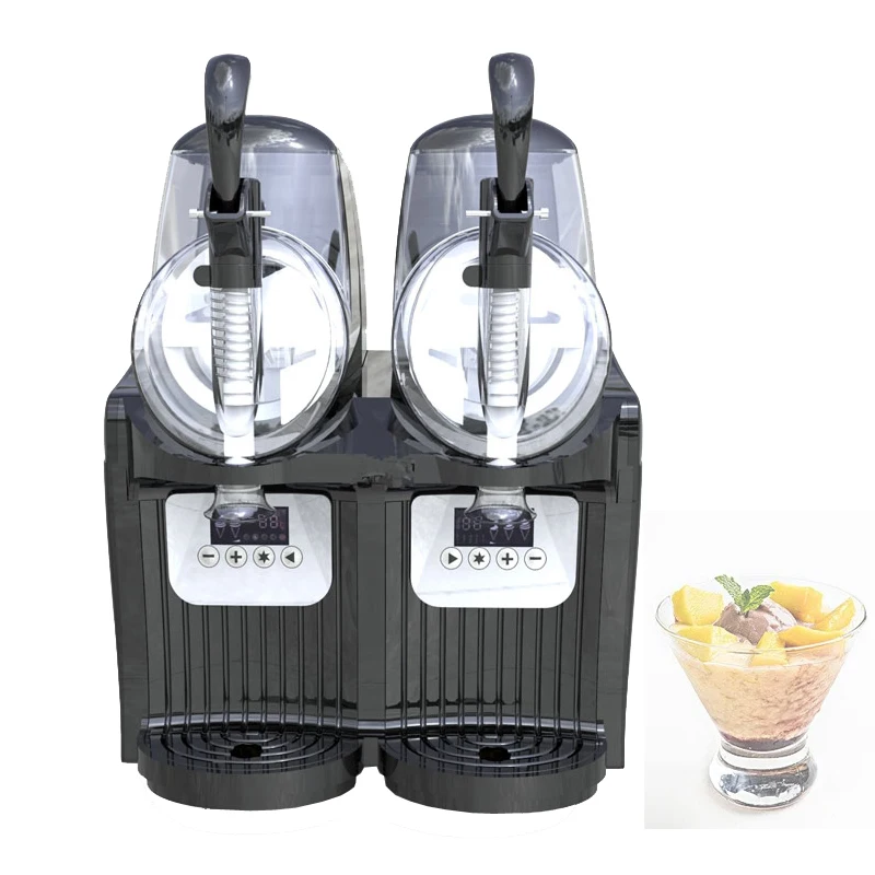 2 Tank Snow Mud Machine Electric Automatic Slush Make Sand Ice Tea Juice Making Machine Commercial Use Snow Melting Machines 2L
2 Tank Snow Mud Machine Electric Automatic Slush Make Sand Ice Tea Juice Making Machine Commercial Use Snow Melting Machines 2L