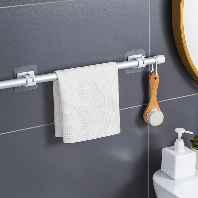 2pcs Nail-Free Adjustable Curtain Rod Holder Clamp Hooks Rod Bracket Holders Adhesive Wall Curtain Fixed Clip Hanging Rack Hook
2pcs Nail-Free Adjustable Curtain Rod Holder Clamp Hooks Rod Bracket Holders Adhesive Wall Curtain Fixed Clip Hanging Rack Hook