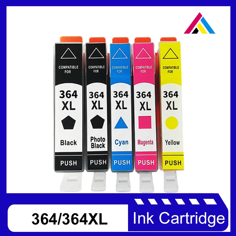 364XL Ink Cartridge 4 Color Replacement for hp364 HP 364 XL for Deskjet 3070A Photosmart C5324 C5370 C5373 C6300 C6324 printer
364XL Ink Cartridge 4 Color Replacement for hp364 HP 364 XL for Deskjet 3070A Photosmart C5324 C5370 C5373 C6300 C6324 printer