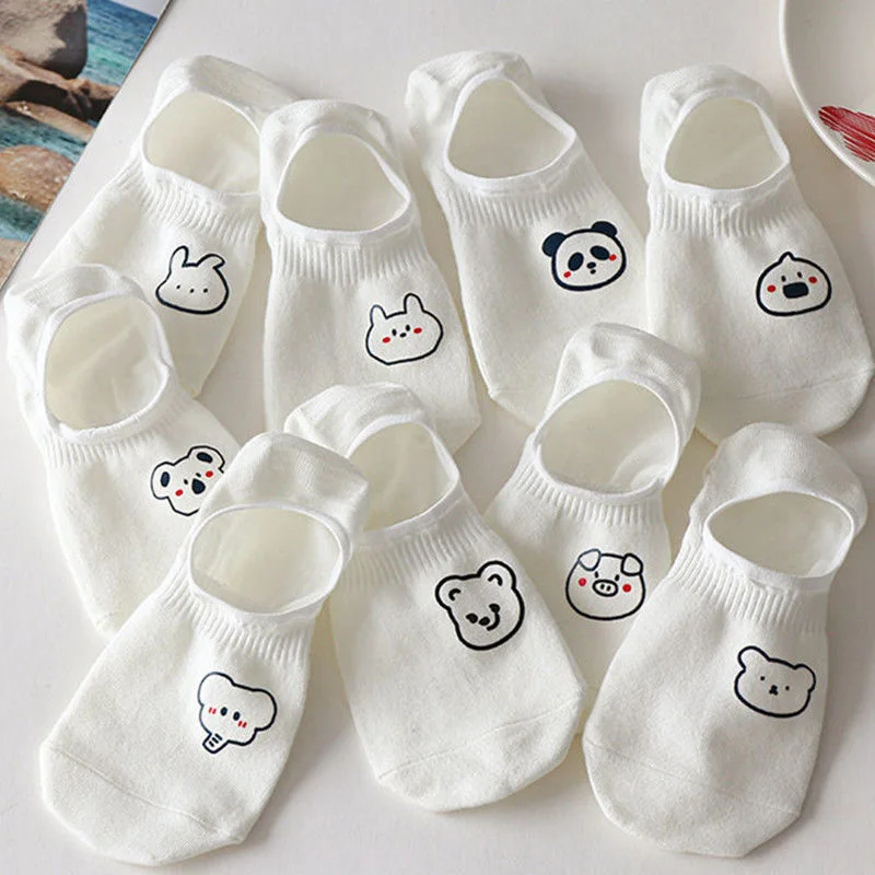 5 Pairs Rabbit Cow Heart Animal socks Cotton Casual Warm Women Streetwear Cute Funny Socks Short Happy Ankle Women Socks
5 Pairs Rabbit Cow Heart Animal socks Cotton Casual Warm Women Streetwear Cute Funny Socks Short Happy Ankle Women Socks