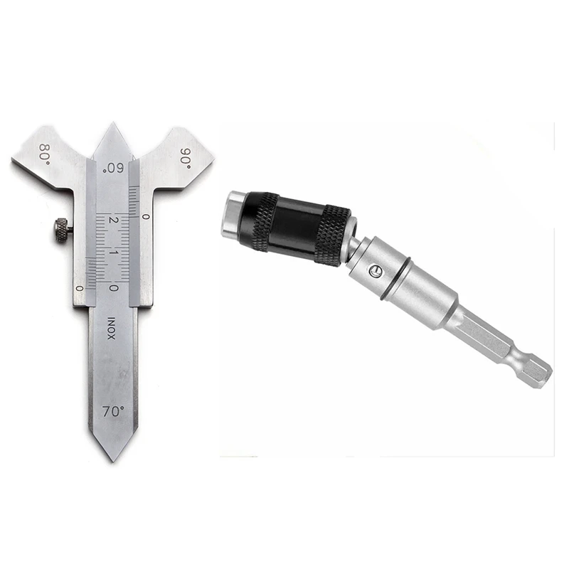 1 Pcs 0-20Mm Digital Welding Seam Measure Vernier Weld Gauge & 1 Pcs Magnetic Insert Bit Holder Screw Screwdriver Set
1 Pcs 0-20Mm Digital Welding Seam Measure Vernier Weld Gauge & 1 Pcs Magnetic Insert Bit Holder Screw Screwdriver Set