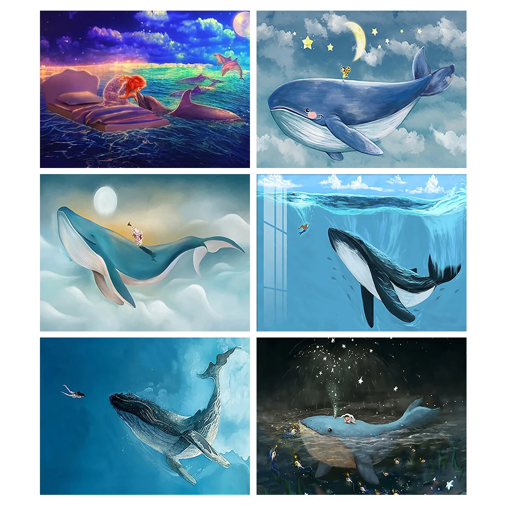YOUQU Square Round Diamond 5D Diamond Painting “Dream Whale” Full Diamond Embroidery Home Decoration Exquisite Gifts
YOUQU Square Round Diamond 5D Diamond Painting “Dream Whale” Full Diamond Embroidery Home Decoration Exquisite Gifts