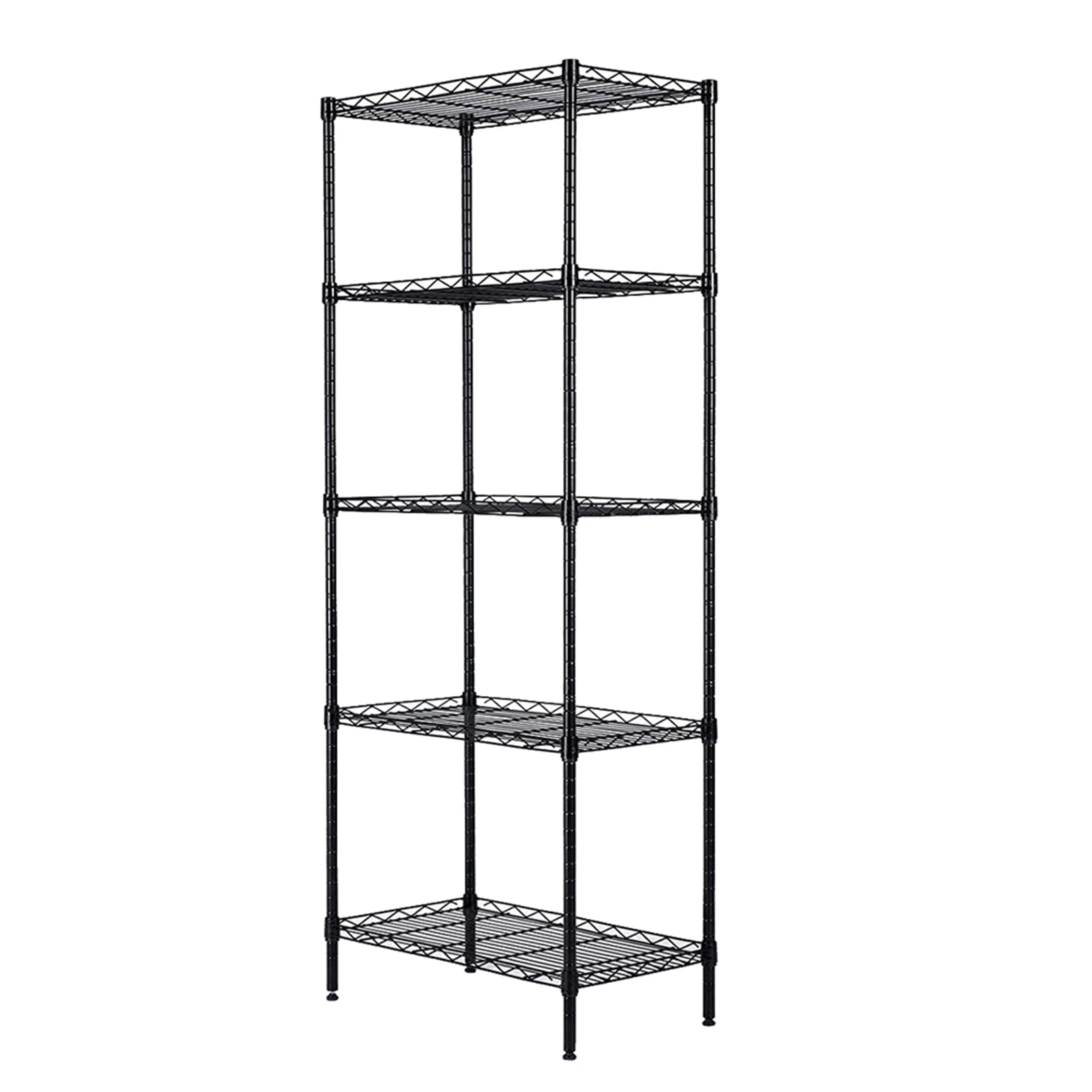 5-Shelf Adjustable Heavy Duty Storage Shelving Unit Steel Organizer Wire Rackfor Home&Kitchen (550 Lbs Loading Capacity)
5-Shelf Adjustable Heavy Duty Storage Shelving Unit Steel Organizer Wire Rackfor Home&Kitchen (550 Lbs Loading Capacity)