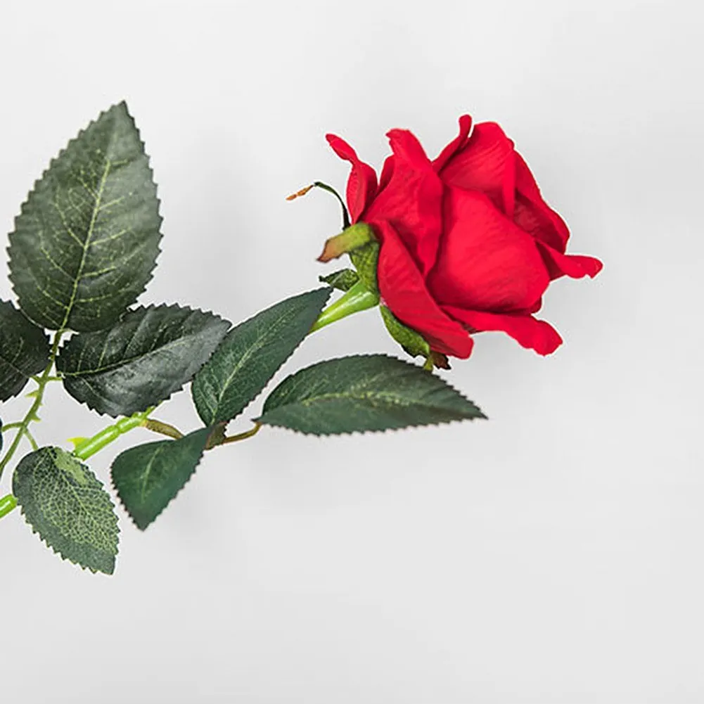 Wholesale imitation silk flower single lover rose wedding arrangement road lead flower living room decoration fake flower home
Wholesale imitation silk flower single lover rose wedding arrangement road lead flower living room decoration fake flower home
