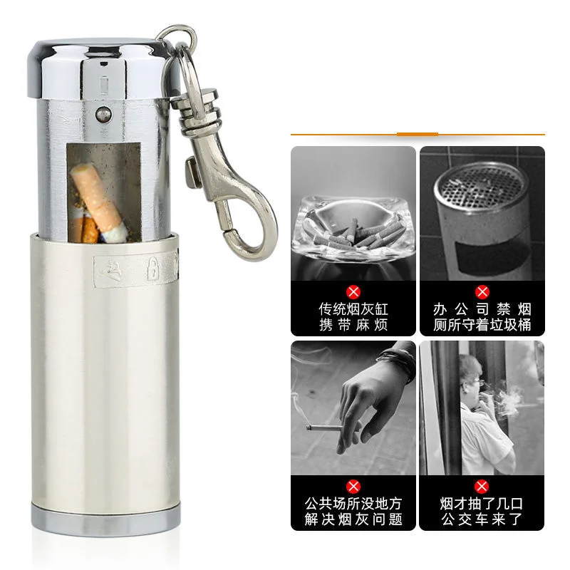 Mini Portable Pocket Ashtray, Keychain Cigarette Ashtray Holder for Outdoor Travel
Mini Portable Pocket Ashtray, Keychain Cigarette Ashtray Holder for Outdoor Travel