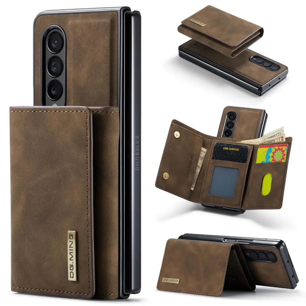 DG.MING Retro 2in1 Magnetic Detachable Leather Wallet Case for Samsung Galaxy Z Fold 3 4 ZFold4 Card Holder Zipper Back Cover
DG.MING Retro 2in1 Magnetic Detachable Leather Wallet Case for Samsung Galaxy Z Fold 3 4 ZFold4 Card Holder Zipper Back Cover