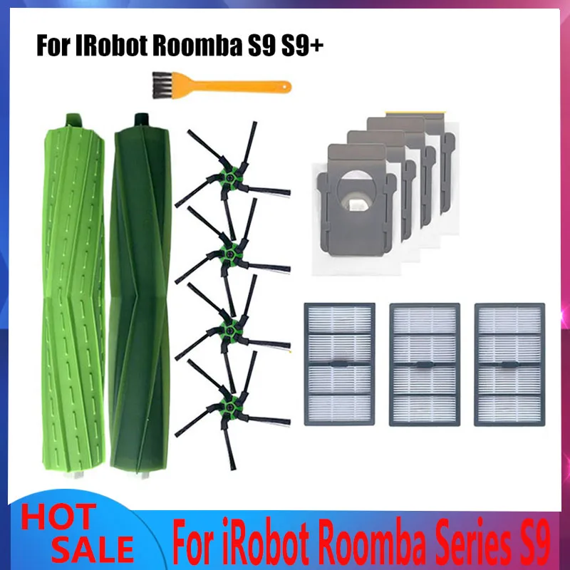 Roller Brush Side Brush Filters Dust Bag Replacement For IRobot Roomba S9 S9+ Sweeping Robot Vacuum Cleaner Accessories Parts
Roller Brush Side Brush Filters Dust Bag Replacement For IRobot Roomba S9 S9+ Sweeping Robot Vacuum Cleaner Accessories Parts