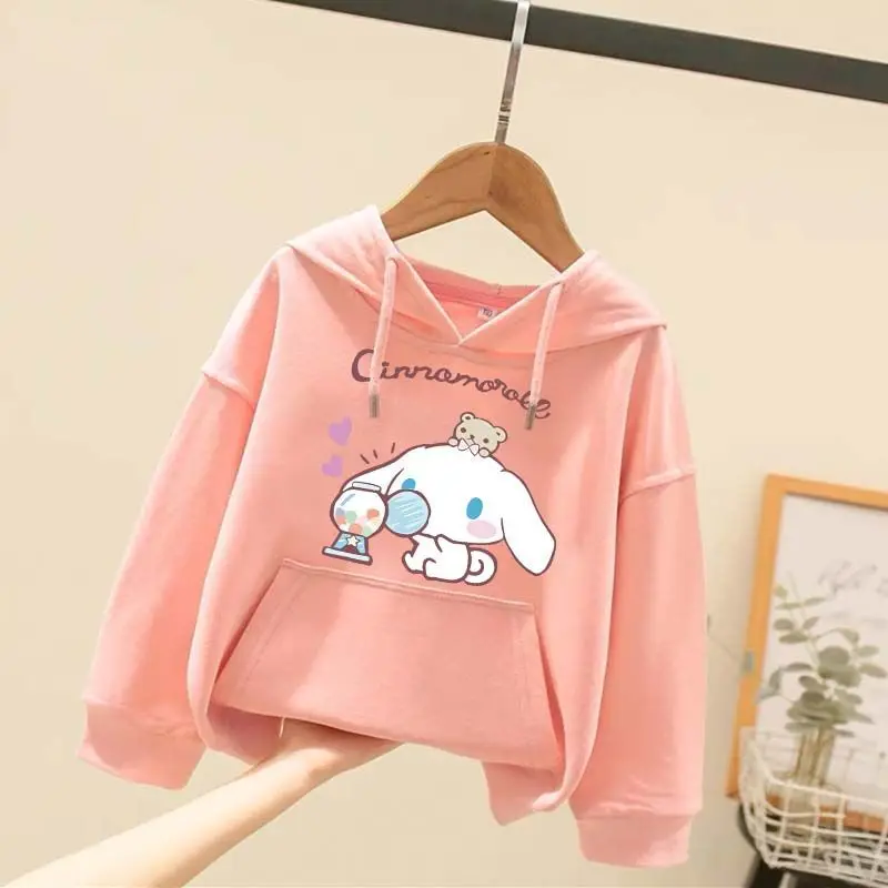 Kawaii Anime Sanrio Cinnamoroll Hoodie Children Clothing Long Sleeve Pullover Fashion Cartoon Casual Clothes Girls Warm Tops New
Kawaii Anime Sanrio Cinnamoroll Hoodie Children Clothing Long Sleeve Pullover Fashion Cartoon Casual Clothes Girls Warm Tops New