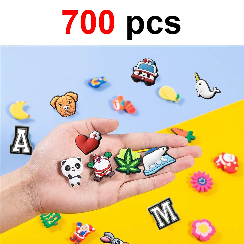 700 Pack Random Shoe Charms Decorations for Crocs Bundle Boys Girls Kids Women Teens Christmas Gifts Birthday Party Favors
700 Pack Random Shoe Charms Decorations for Crocs Bundle Boys Girls Kids Women Teens Christmas Gifts Birthday Party Favors
