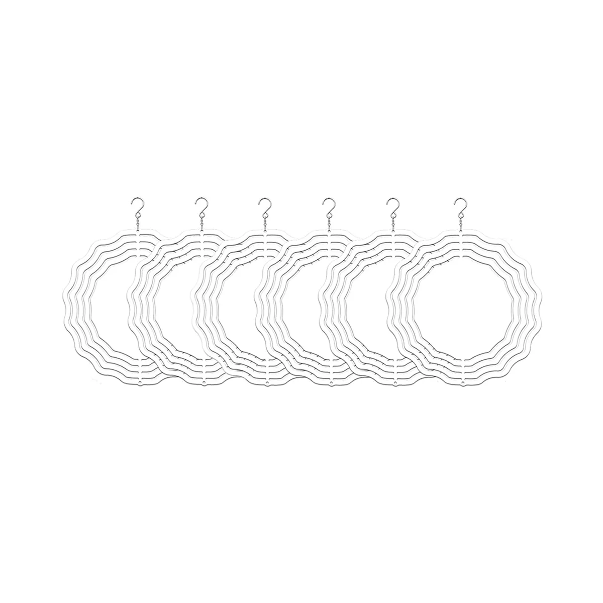 6 Pack 8 Inch Sublimation Wind Spinner Blanks,3D Double Sided Sublimation Wind Powered Kinetic Sculpture for Yard Garden
6 Pack 8 Inch Sublimation Wind Spinner Blanks,3D Double Sided Sublimation Wind Powered Kinetic Sculpture for Yard Garden