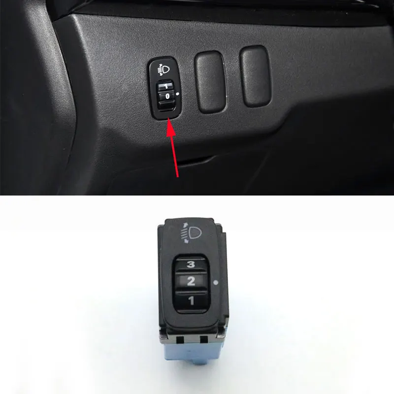 Car Headlight Headlamp Height Adjustment Switch For Mitsubishi Outlander 2008-2012 ASX Lancer Evo X 
Car Headlight Headlamp Height Adjustment Switch For Mitsubishi Outlander 2008-2012 ASX Lancer Evo X