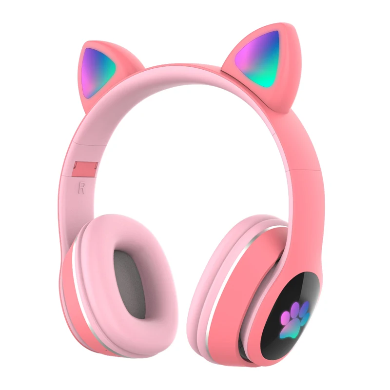 Wireless Headphones LED Cute Cat Ears Headset Game Headphone Colorful Bluetooth Headset With Mic Cartoon Earphone Kids Gifts 
Wireless Headphones LED Cute Cat Ears Headset Game Headphone Colorful Bluetooth Headset With Mic Cartoon Earphone Kids Gifts