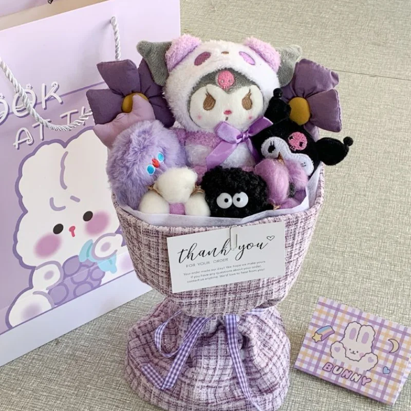 Sanrio Anime Hello Kitty Pompompurin Bouquet Cinnamoroll Kuromi My Melody Kawaii Cartoon Cute Girl Christmas Birthday Gifts Toy
Sanrio Anime Hello Kitty Pompompurin Bouquet Cinnamoroll Kuromi My Melody Kawaii Cartoon Cute Girl Christmas Birthday Gifts Toy