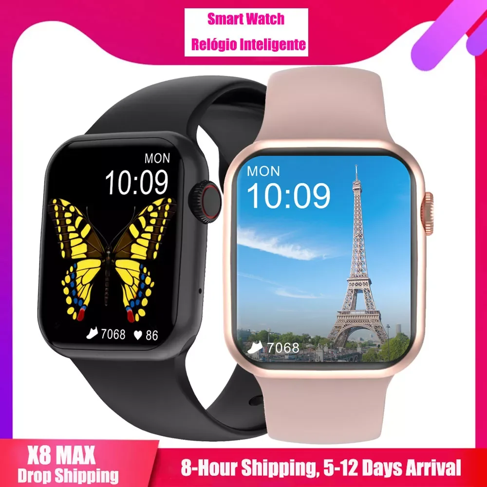 X8 MAX Smart Watch Series 7 IWO13 Bluetooth Call SmartWatch 2022 Heart Rate Waterproof Fitness Bracelet T500 X7 HW22 IWO12 X8MAX
X8 MAX Smart Watch Series 7 IWO13 Bluetooth Call SmartWatch 2022 Heart Rate Waterproof Fitness Bracelet T500 X7 HW22 IWO12 X8MAX