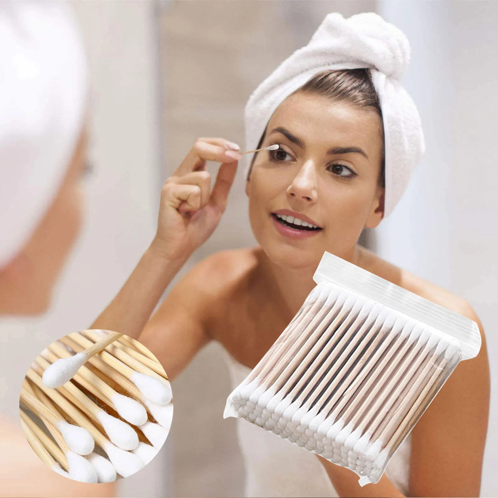 Ватные палочки Oh Yuck для горячей ванны, абсорбирующие ватные палочки для чистки ушей с двумя наконечниками, 100 шт., другие натуральные ватные ... 
Ватные палочки Oh Yuck для горячей ванны, абсорбирующие ватные палочки для чистки ушей с двумя наконечниками, 100 шт., другие натуральные ватные ...