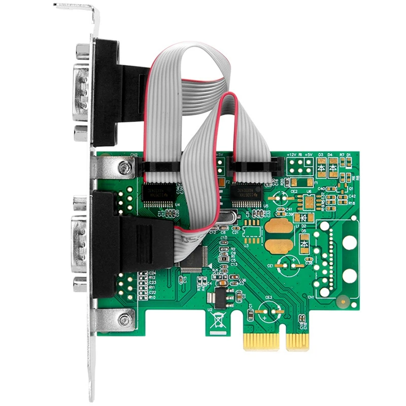 PCI-E To Dual Serial Combo Card RS232 PCI Express Pcie Adapter Card 2.5Gb/S Channel 1000Kbps Wch CH382L Chip
PCI-E To Dual Serial Combo Card RS232 PCI Express Pcie Adapter Card 2.5Gb/S Channel 1000Kbps Wch CH382L Chip