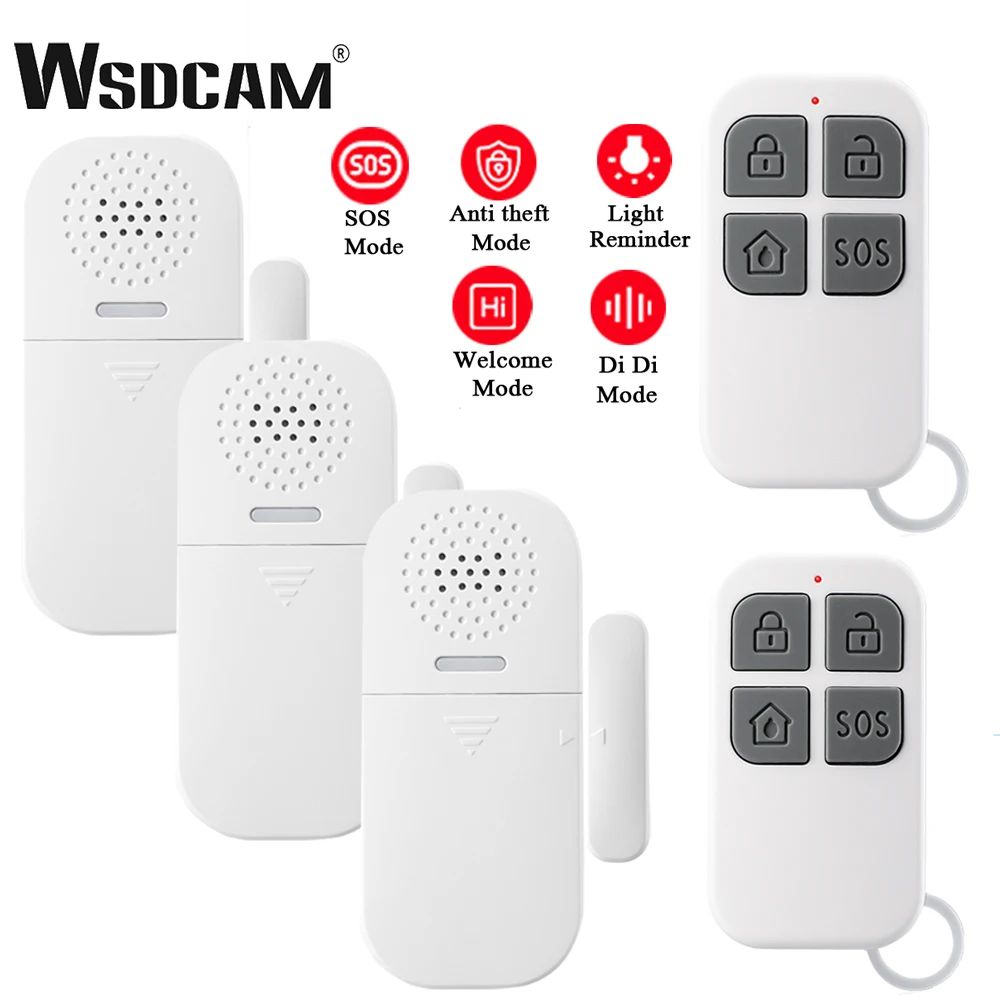 WSDCAM Door Window Alarm Wireless Fridge Alarm Kids Safety Remote Controls Door Entry Burglar Magnetic Sensor Security Alert Kit
WSDCAM Door Window Alarm Wireless Fridge Alarm Kids Safety Remote Controls Door Entry Burglar Magnetic Sensor Security Alert Kit