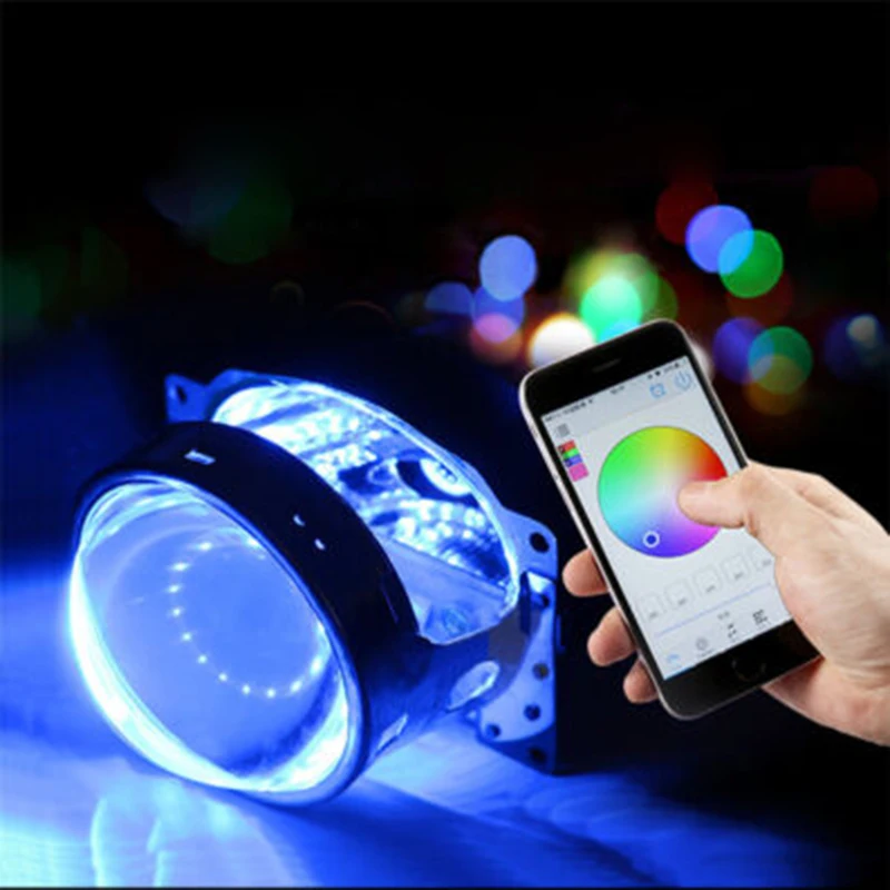 Accessories Bulbs Demon Eyes LED Light Light Parts RGB Retrofit Set 2pcs APP Bluetooth Control Daytime Running
Accessories Bulbs Demon Eyes LED Light Light Parts RGB Retrofit Set 2pcs APP Bluetooth Control Daytime Running