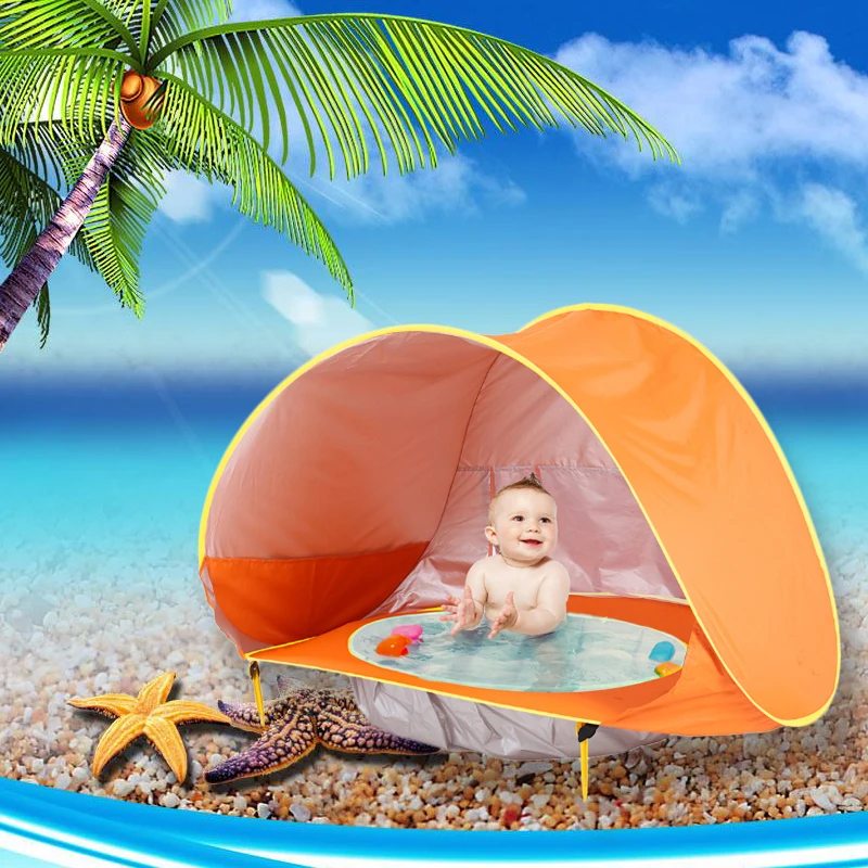 Baby Beach Tent Children Waterproof Pop Up sun Awning Tent UV-protecting Sunshelter with Pool Kid Outdoor Camping Sunshade Beach
Baby Beach Tent Children Waterproof Pop Up sun Awning Tent UV-protecting Sunshelter with Pool Kid Outdoor Camping Sunshade Beach
