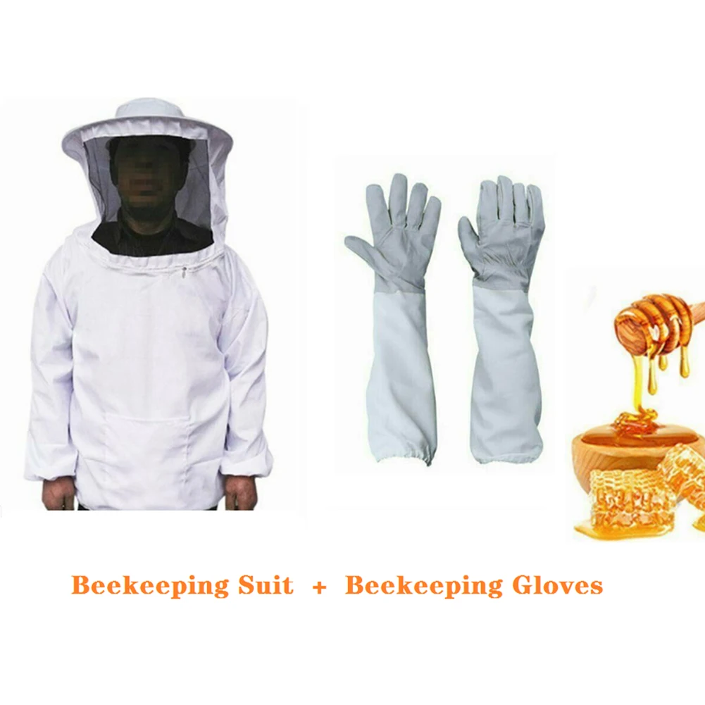 Beekeeping Protective Cotton Jacket Veil Suit With Beekeeping Long Sleeve Gloves Set Beekeeper Anti Bee Suit Beekeeping Supplies
Beekeeping Protective Cotton Jacket Veil Suit With Beekeeping Long Sleeve Gloves Set Beekeeper Anti Bee Suit Beekeeping Supplies
