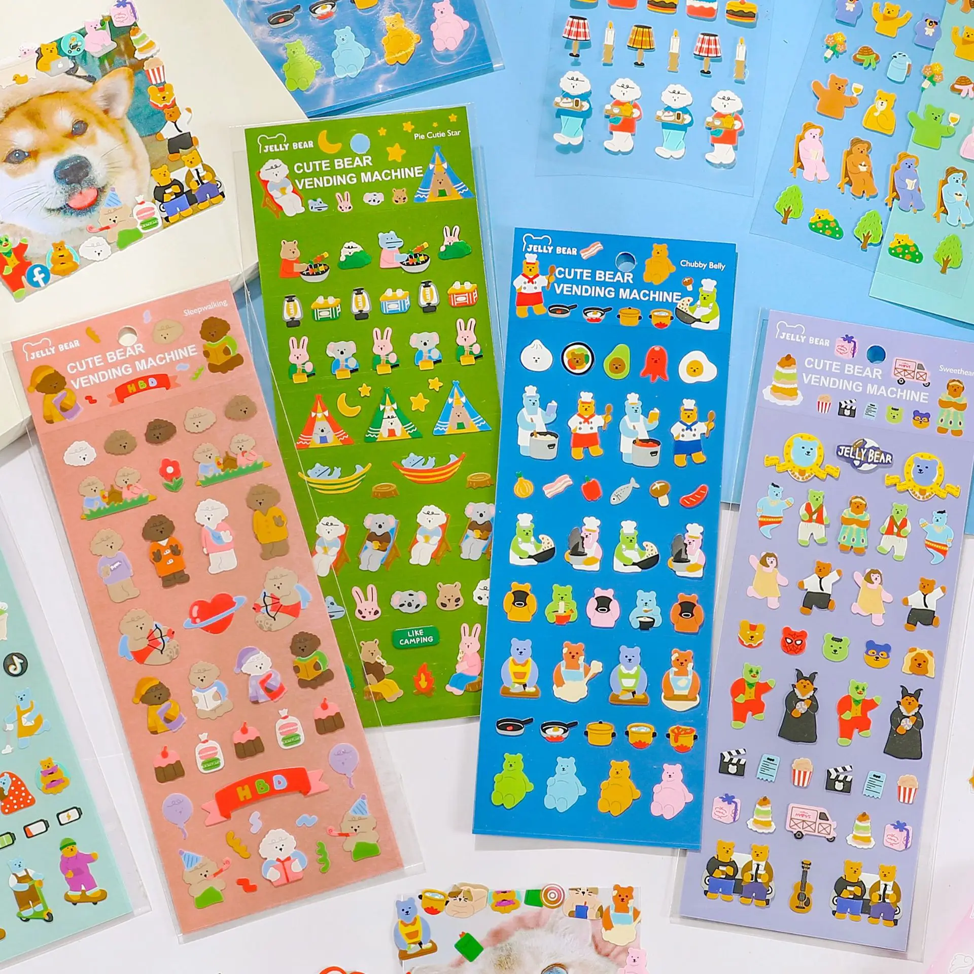 Kawaii Korean Cartoon Animal Bear Anime Sticker Diy Diary Planner Decoration Sticker Album Scrapbooking Decorate Cute Stationery
Kawaii Korean Cartoon Animal Bear Anime Sticker Diy Diary Planner Decoration Sticker Album Scrapbooking Decorate Cute Stationery