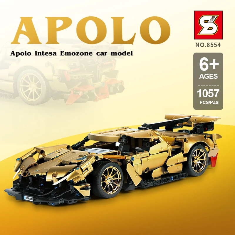 SY высокотехнологичный строительный конструктор 8554 дюйма с умным пультом дистанционного управления Supercar City креативный эксперт детская игрушка подарок на день рождения для мальчика
SY высокотехнологичный строительный конструктор 8554 дюйма с умным пультом дистанционного управления Supercar City креативный эксперт детская игрушка подарок на день рождения для мальчика