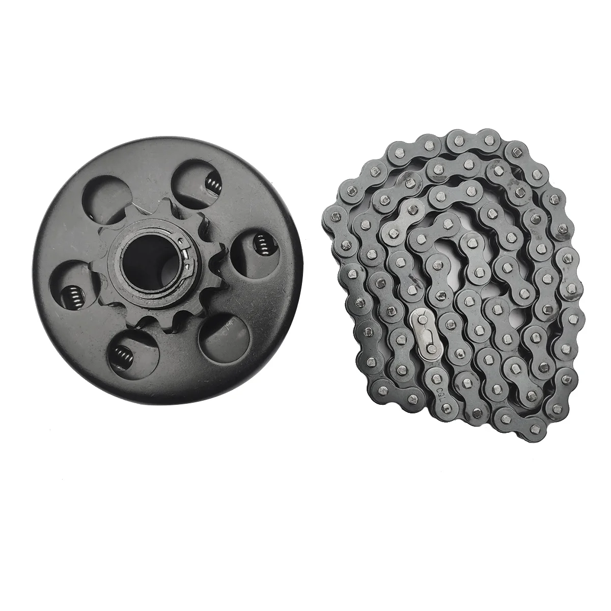 Centrifugal Automatic Clutch Tooth 10 Teeth 19.05mm Kart Clutch with 420 Chain for GO Kart-Fun Karting Minibike Engine
Centrifugal Automatic Clutch Tooth 10 Teeth 19.05mm Kart Clutch with 420 Chain for GO Kart-Fun Karting Minibike Engine