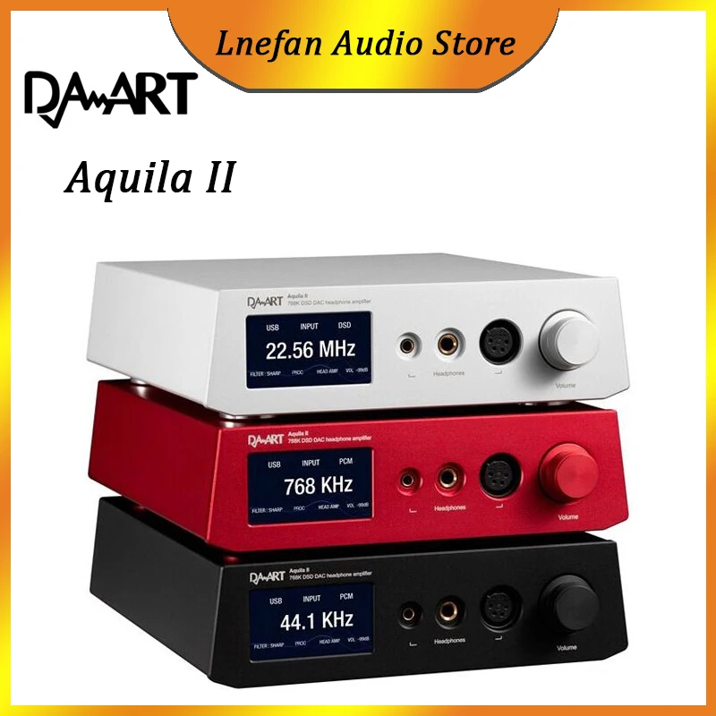 DAART Yulong Aquila II ES9038PRO Balanced DAC Headphone Amplifier HiFi Audio 32Bit 768KHz DSD512 Decoder Preamp All in One
DAART Yulong Aquila II ES9038PRO Balanced DAC Headphone Amplifier HiFi Audio 32Bit 768KHz DSD512 Decoder Preamp All in One