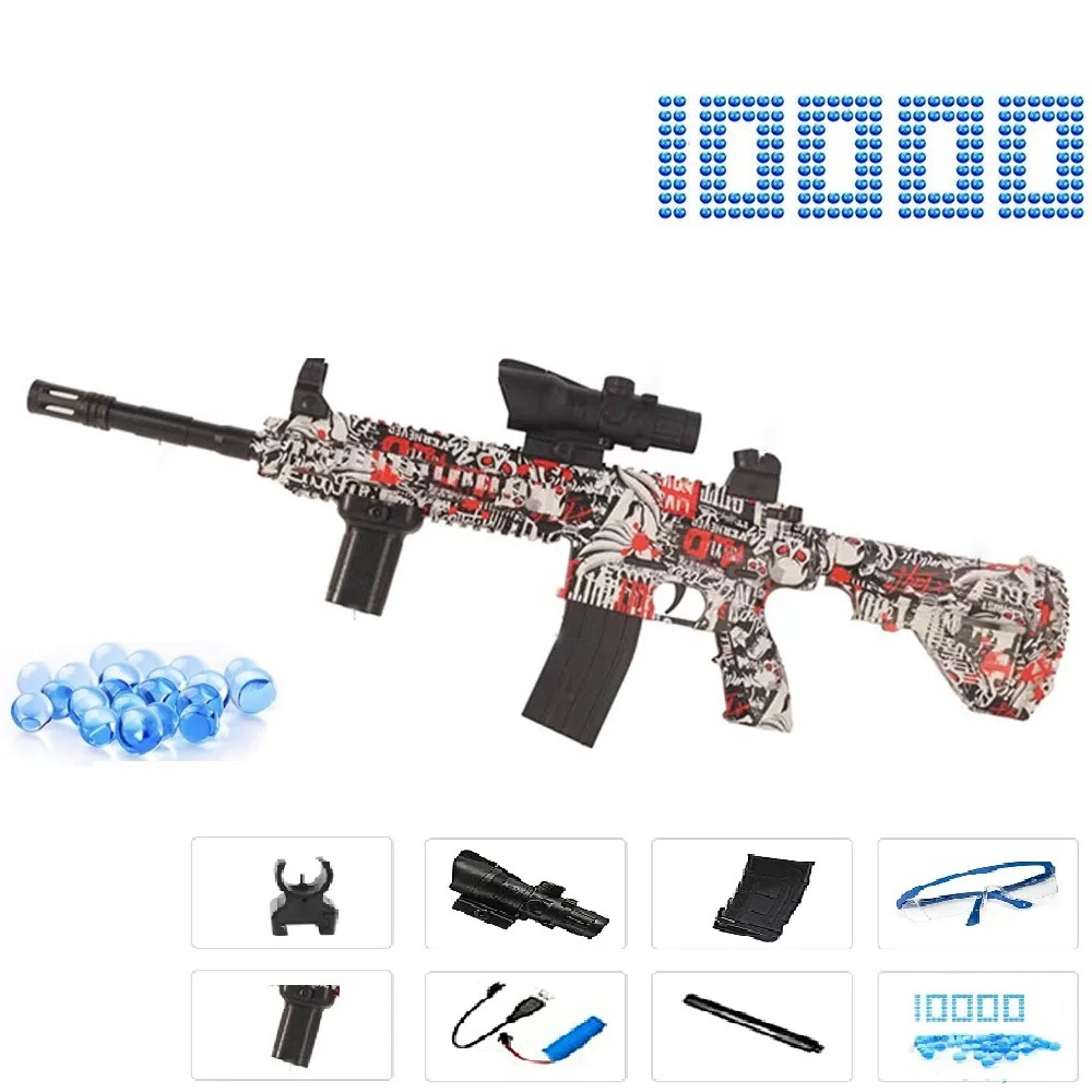 Electric Gel Blaster Gun Toy Gun Burst Gel Water Bomb Gun For Outdoor Activities Game M416 Shooter Weapon Gel Bullet Gun Gifts
Electric Gel Blaster Gun Toy Gun Burst Gel Water Bomb Gun For Outdoor Activities Game M416 Shooter Weapon Gel Bullet Gun Gifts