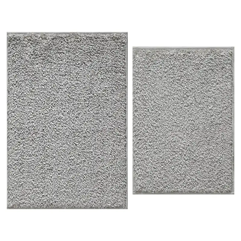 Non-Slip Rubberback Polyester Light Gray Bath Rug Set, 2 Piece Bathroom carpet Tapetes para habitación Tapetes Cat rug Play mat
Non-Slip Rubberback Polyester Light Gray Bath Rug Set, 2 Piece Bathroom carpet Tapetes para habitación Tapetes Cat rug Play mat