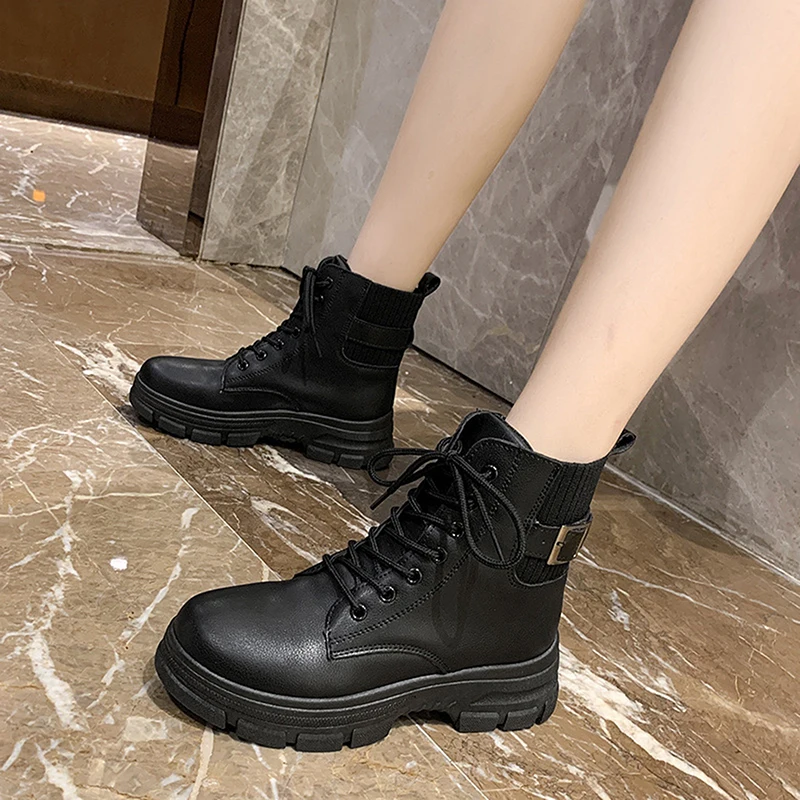 New Soft Boots Women Shoes Woman Boots Fashion Round PU Ankle Boots Winter Elastic Black Boots Comfortable Boots Pu Leather
New Soft Boots Women Shoes Woman Boots Fashion Round PU Ankle Boots Winter Elastic Black Boots Comfortable Boots Pu Leather